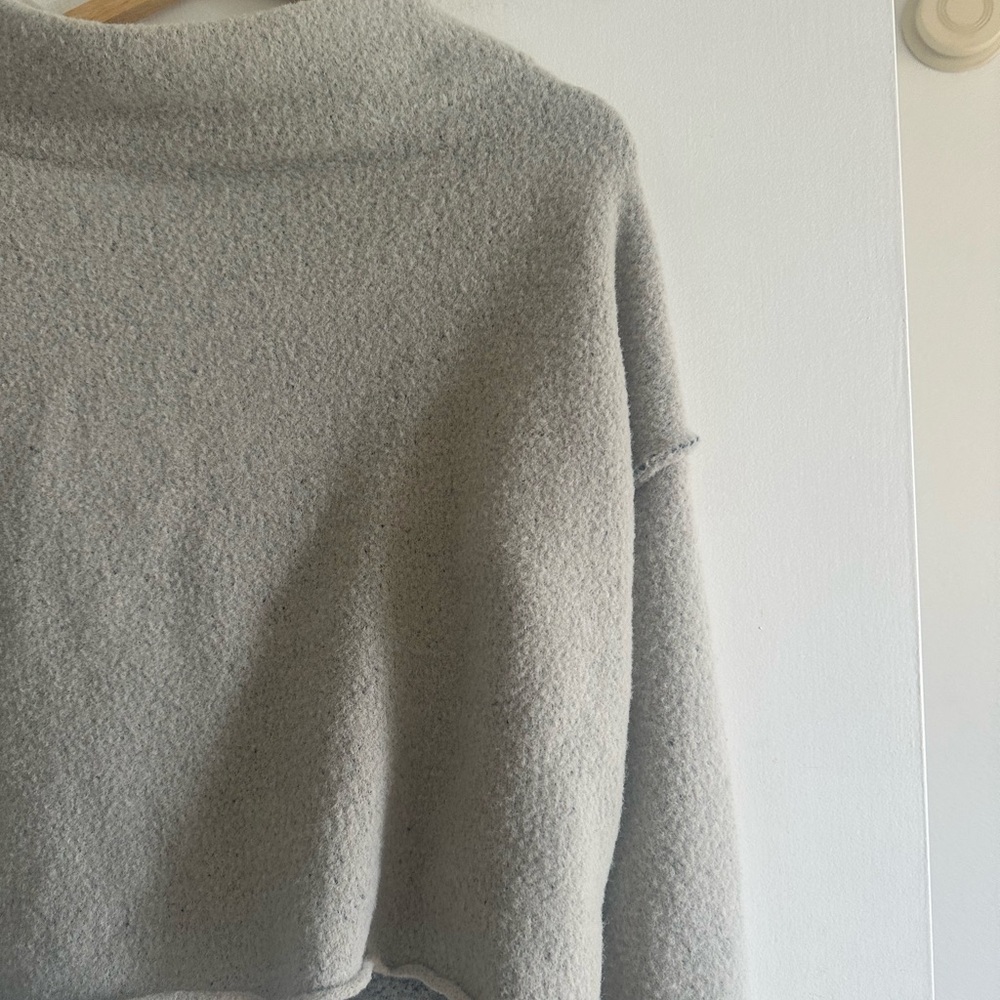 Free People San Vicente Sweater in Gray size XS EUC - Picture 8 of 13